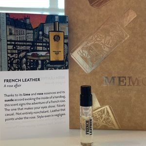 French Leather from Memo Paris eau de parfum 1.5mL NEW
